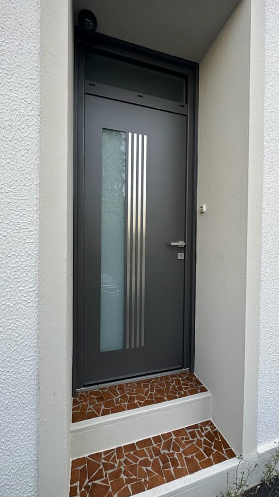 porte entrée aluminium angers